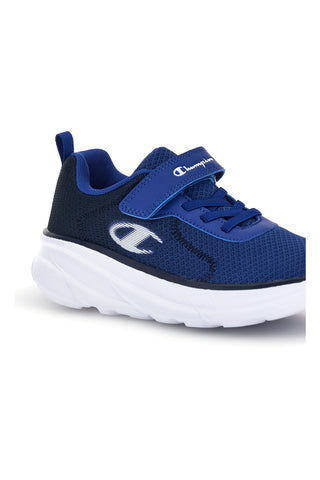 Blaue Sneaker mit Klettverschluss Champion HRO J B PS Low Cut