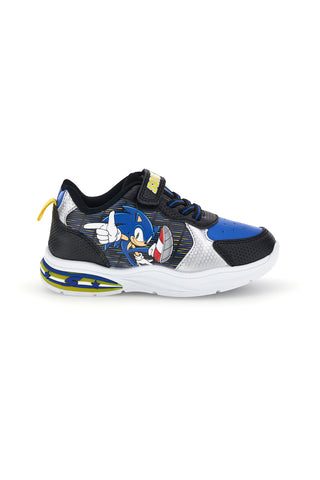 Sneakers blu e nere con luci Sonic SC001755