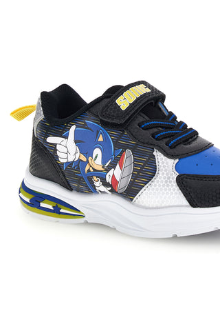 Sneakers blu e nere con luci Sonic SC001755