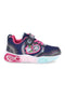 Sneakers blu navy e fucsia con cuori M-kids MG25104PT da Bambina | Pittarello