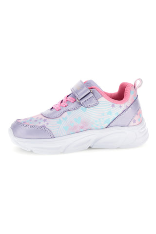 Sneakers lilla con luci LED e unicorno Mkids MJ65004