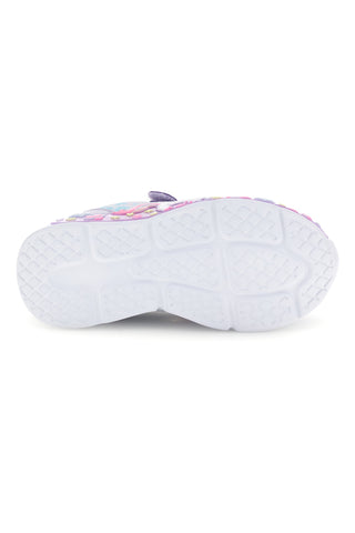 Sneakers lilla con luci LED e unicorno Mkids MJ65004