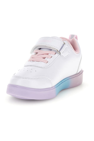 Sneakers bianche con luci LED e orsetto Mkids MJ65007