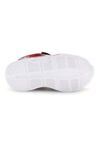 Sneakers rosse e nere con luci LED e ragnatela M-kids MJ65014