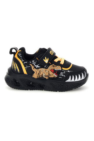 Sneakers nere con luci LED e dinosauro Mkids MJ65010
