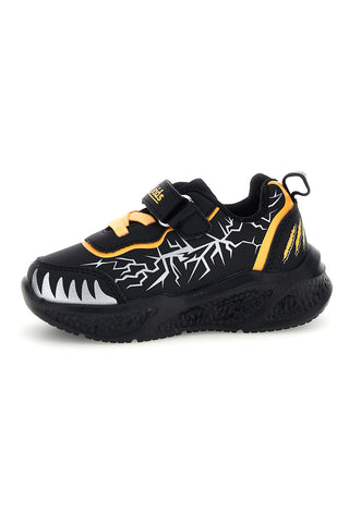 Sneakers nere con luci LED e dinosauro Mkids MJ65010
