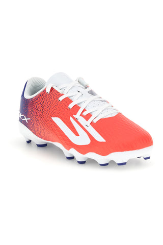 Orange-blaue Fußballschuhe mit All-Terrain-Stollen: Skechers SKX_2 JR YOUTH MG