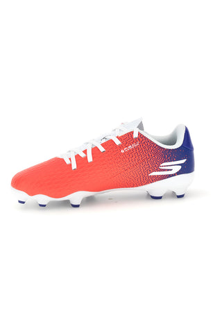 Orange-blaue Fußballschuhe mit All-Terrain-Stollen: Skechers SKX_2 JR YOUTH MG