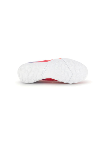 Weiß-rote Hallenfußballschuhe Skechers Razor 2 Jr Youth Tf