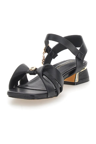 Sandali Neri Con Cinturino alla Caviglia Laura Biagiotti 9012