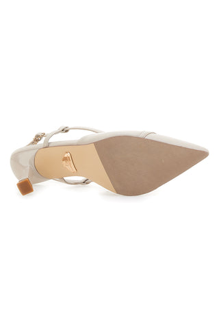 Beiges Dekolleté mit Slingback-Riemen Laura Biagiotti 8971