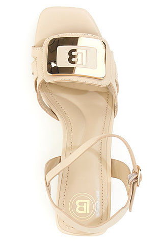 Sandali Panna Con Tacco a Blocco Laura Biagiotti 9061