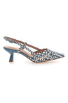 Sandali Slingback a Punta Avio con Tomaia Intrecciata MON DIEU 601