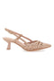 Sandali Slingback a Punta Nude con Tomaia Intrecciata MON DIEU 601
