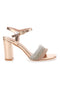 Rosa High Heel Riemchensandalen THE FIRST 653