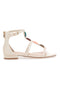 Sandali Beige con Pietre Colorate MON DIEU 695