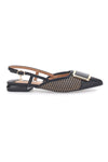 SCHWARZE SPITZE SLINGBACK-BALLERINAS MARIELLA BURANI 51089