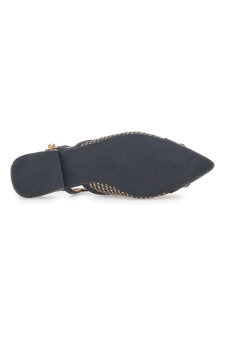 SCHWARZE SPITZE SLINGBACK-BALLERINAS MARIELLA BURANI 51089