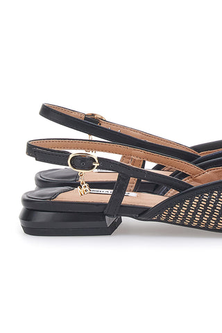 SCHWARZE SPITZE SLINGBACK-BALLERINAS MARIELLA BURANI 51089