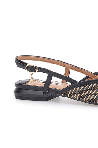 SCHWARZE SPITZE SLINGBACK-BALLERINAS MARIELLA BURANI 51089