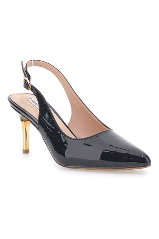 Schwarze Pumps Slingback Lackeffekt MARIELLA BURANI 51260