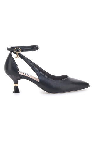 Tacco Nere Scarpe Con Tacco Basso Chiuse Decollete Tacco Basso