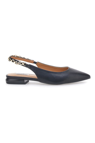 BALLERINE SLINGBACK NERE MARIELLA BURANI 51096