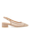 Décolleté Slingback Nude con Tomaia Traforata Mon Dieu 883137