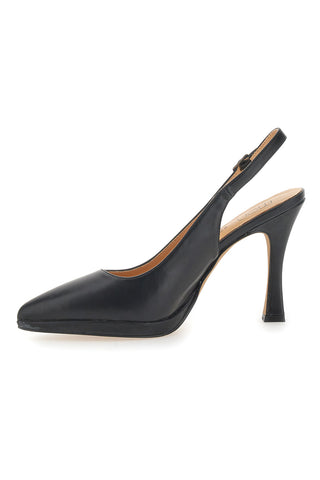 Elegante schwarze Slingback-Pumps mit hohem Absatz Mon Dieu 1929Q35