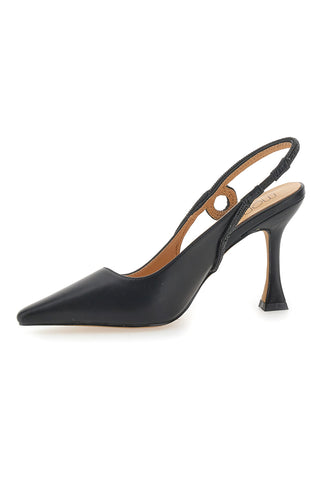 Nerecon Slingback-Pumps mit spitzer Spitze und Riemen mit Strasssteinen Mon Dieu 8820H118