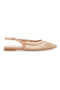 Ballerine slingback Beige Le Havre Paris XQJ52012