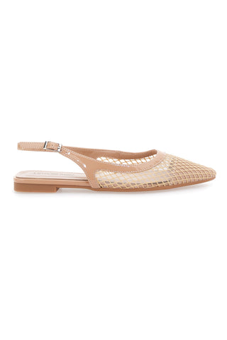 Le Havre Paris XQJ52012 Sandalen mit Slingback-Riemen in Beige