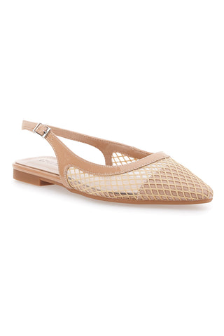 Le Havre Paris XQJ52012 Sandalen mit Slingback-Riemen in Beige