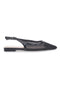 Le Havre Paris XQJ52012 Schwarze Slingback-Ballerinas