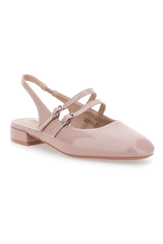 LE HAVRE PARIS CMJ2405313 Rosa Slingback-Sandalen in Lackoptik mit Riemen