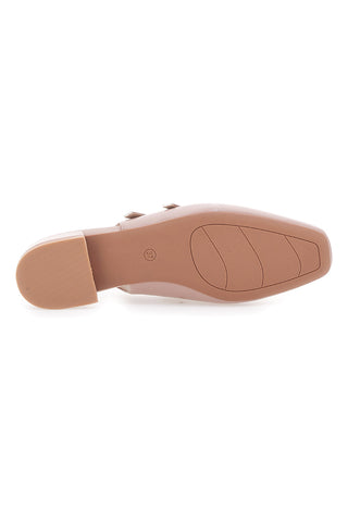 LE HAVRE PARIS CMJ2405313 Rosa Slingback-Sandalen in Lackoptik mit Riemen