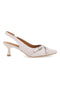 Décolleté Slingback Beige a Punta con Cinturini Decorativi LE HAVRE PARIS CMJ2405315