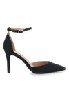 Schwarze Pumps mit Knöchelriemen FIRST LADY P582