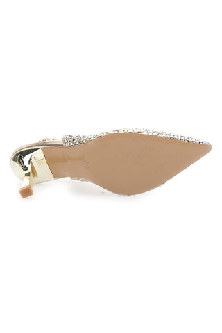 First Lady Gold Slingback-Pumps P588