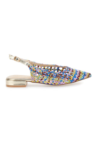 Ballerine Multicolor Con Trama Intrecciata First Lady P589
