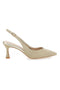 FIRST LADY P529 Goldene spitze Slingback-Pumps