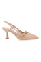 SingBack Nude Pump mit spitzem Absatz FIRST LADY P530