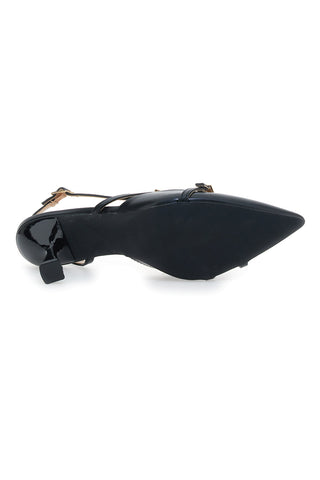 Décolleté Slingback Nere con Cinturini FIRST LADY 9532