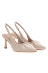 Décolleté Sling-back Nude Con Tacco First Lady P593