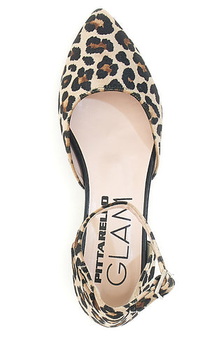 Ballerine Leopardate con Cinturino alla Caviglia PITTARELLO GLAM 2885