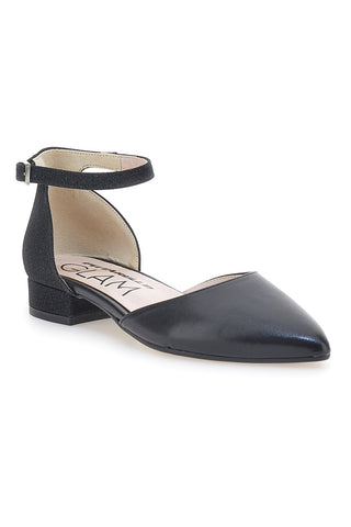 Ballerine Nere con Cinturino alla Caviglia PITTARELLO GLAM 2885