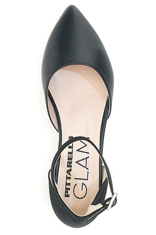 Ballerine Nere con Cinturino alla Caviglia PITTARELLO GLAM 2885