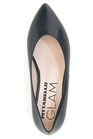Schwarze spitze Ballerinas PITTARELLO GLAM 2890