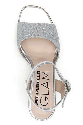 Sandali Argento con Tacco Medio PITTARELLO GLAM 5214