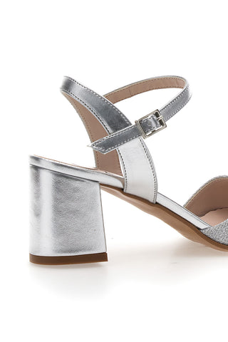 Sandali Argento con Tacco Medio PITTARELLO GLAM 5214